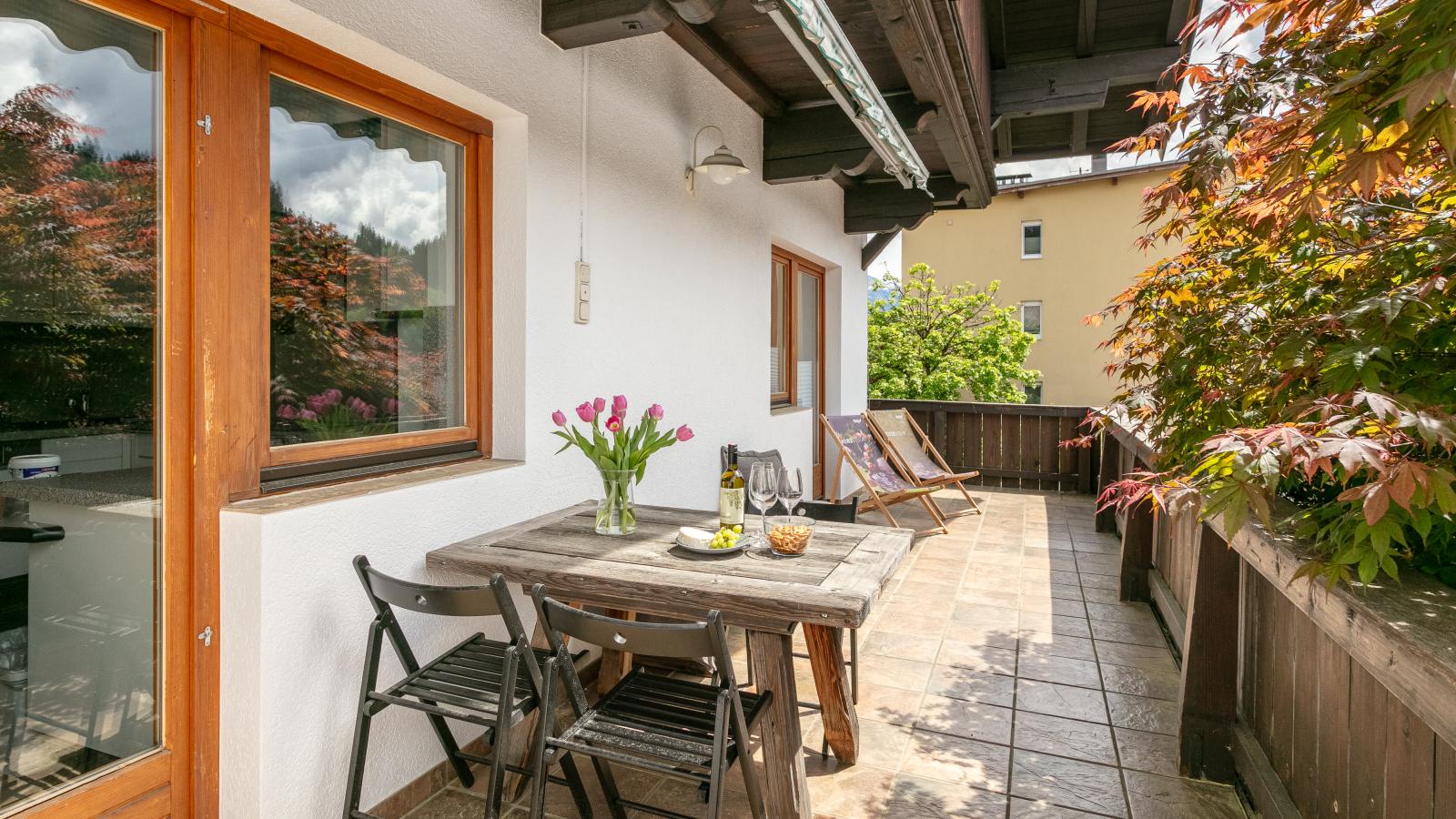 Tirola Stadl Lois - Terrasse/Balkon