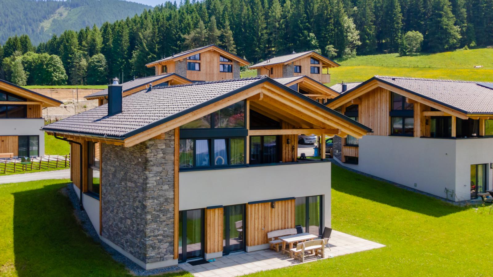 Grebenzen Lodge Prinz-Buitenkant zomer
