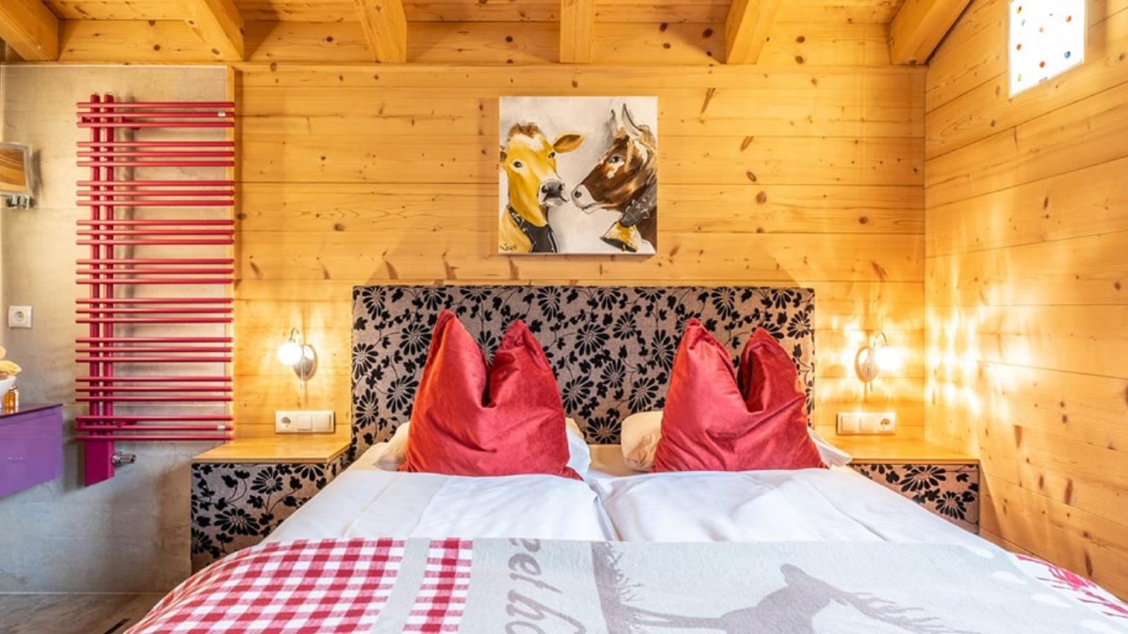 Luxury Lodge Kaprun XL - Slaapkamer