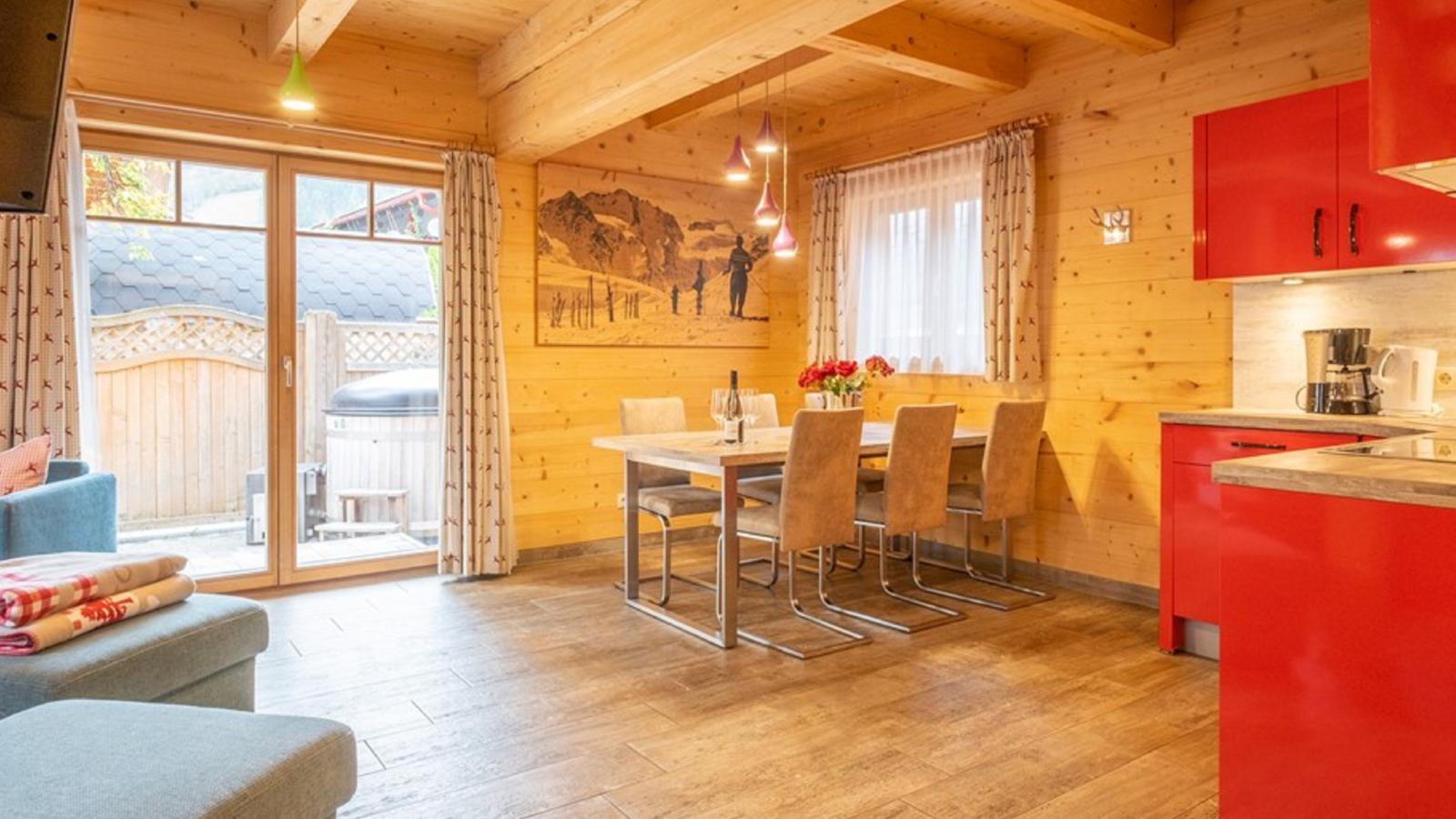 Luxury Lodge Kaprun XL - Eetkamer