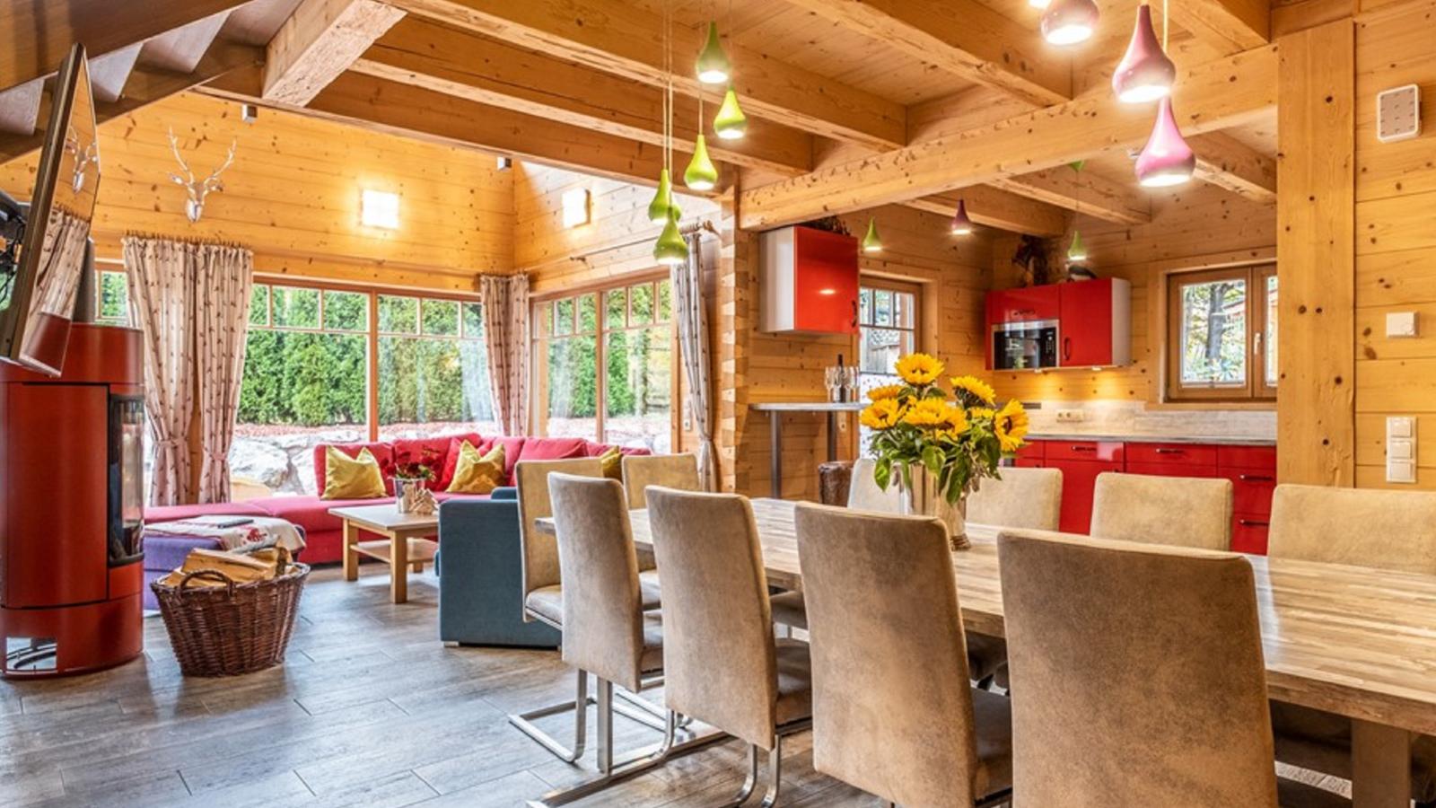 Luxury Lodge Kaprun XL - Eetkamer