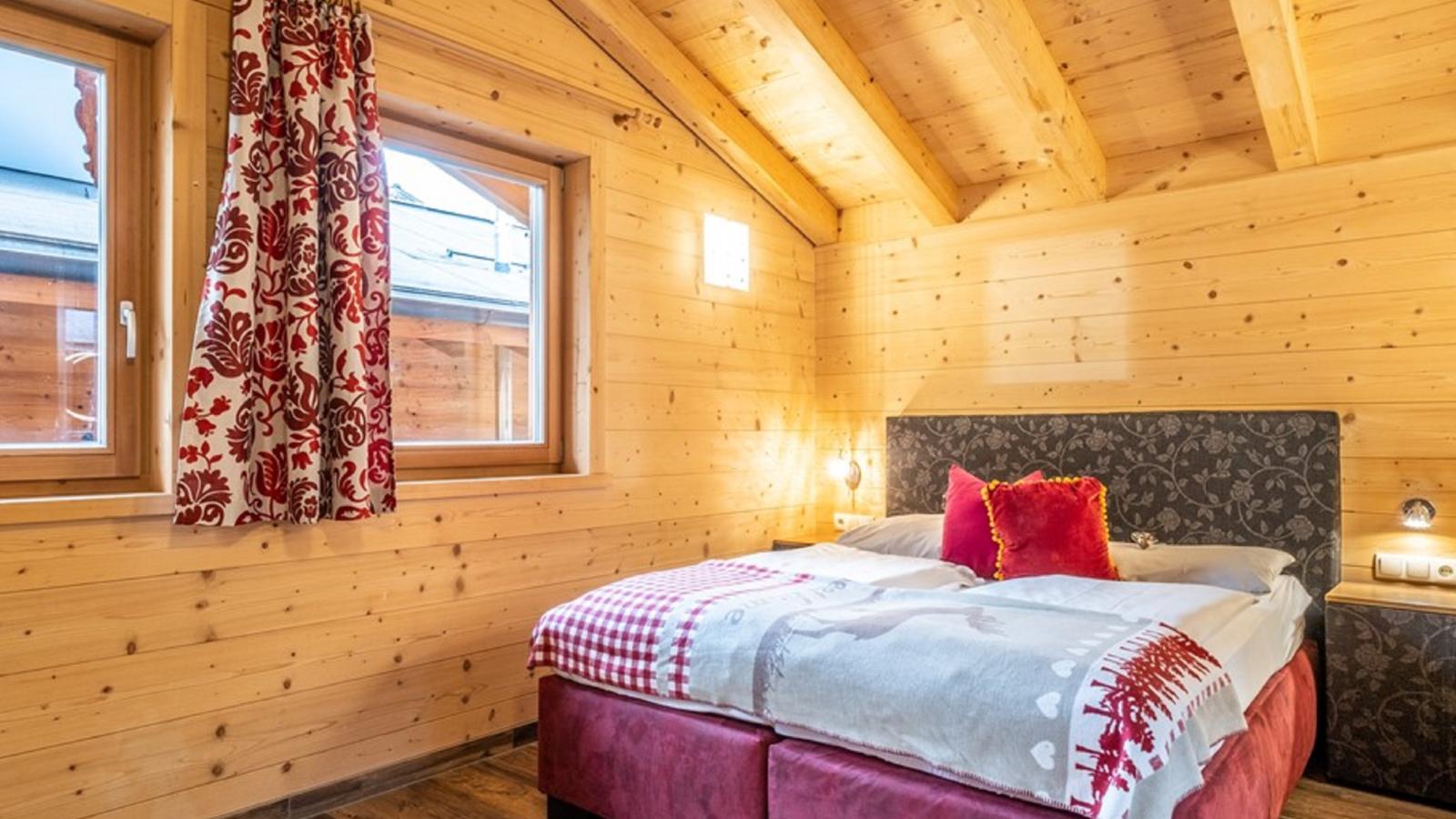 Luxury Lodge Kaprun XL - Slaapkamer