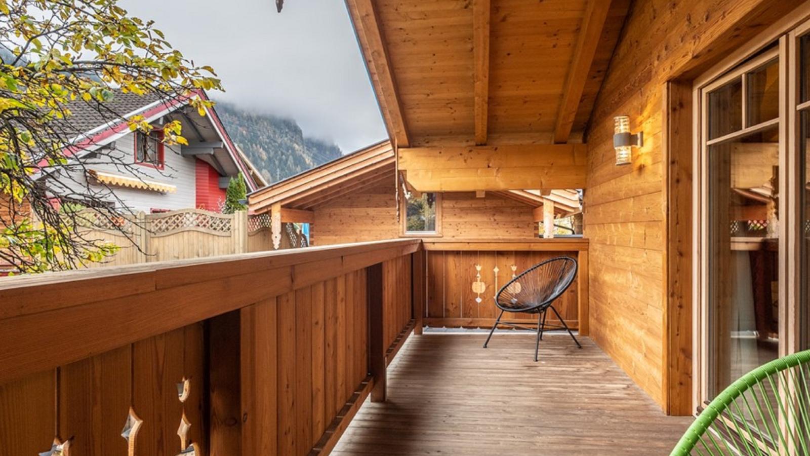 Luxury Lodge Kaprun XL - Terrasbalkon