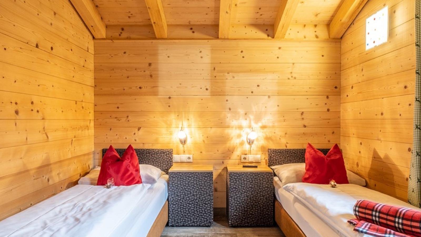 Luxury Lodge Kaprun XL - Slaapkamer