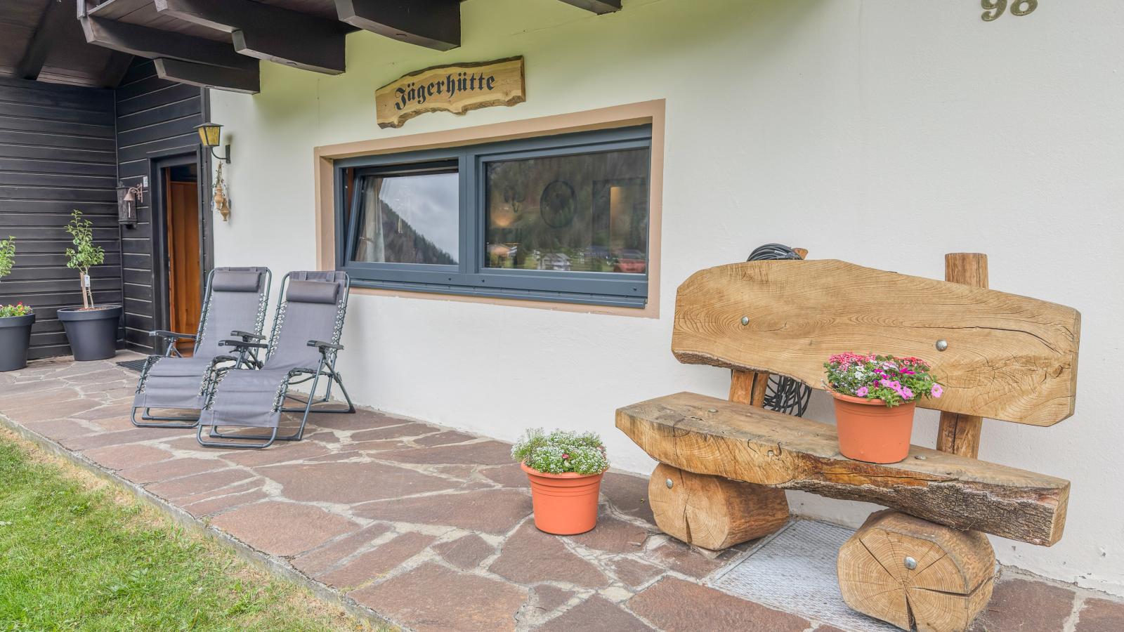 Jagerhütte - Terrasse / balcon