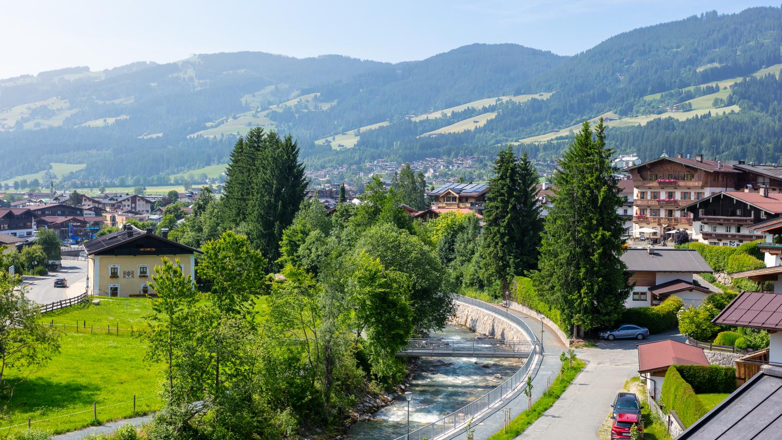 Rettenstein und Gaisbergblick-Uitzicht zomer