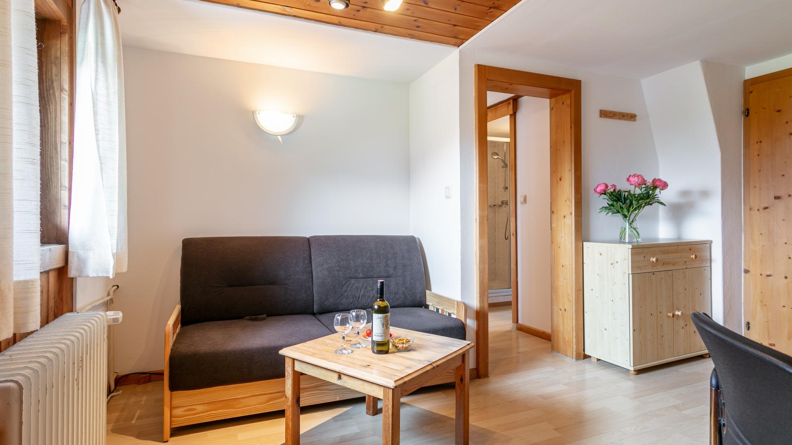 Rettenstein und Gaisbergblick-Woonkamer