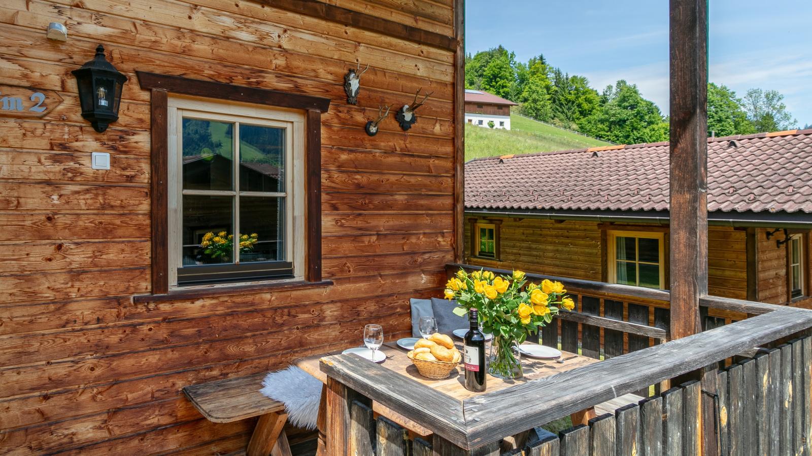 Urige Doppelhaushälfte 6-Terrasbalkon