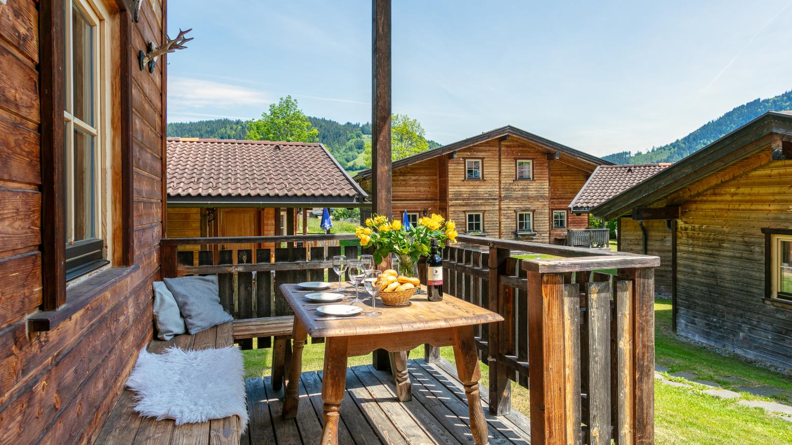 Urige Doppelhaushälften 5 und 6-Terrasbalkon