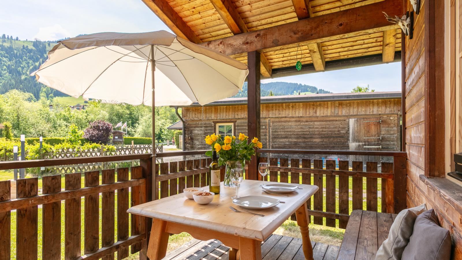 Uriges Chalet 7-Terrasbalkon
