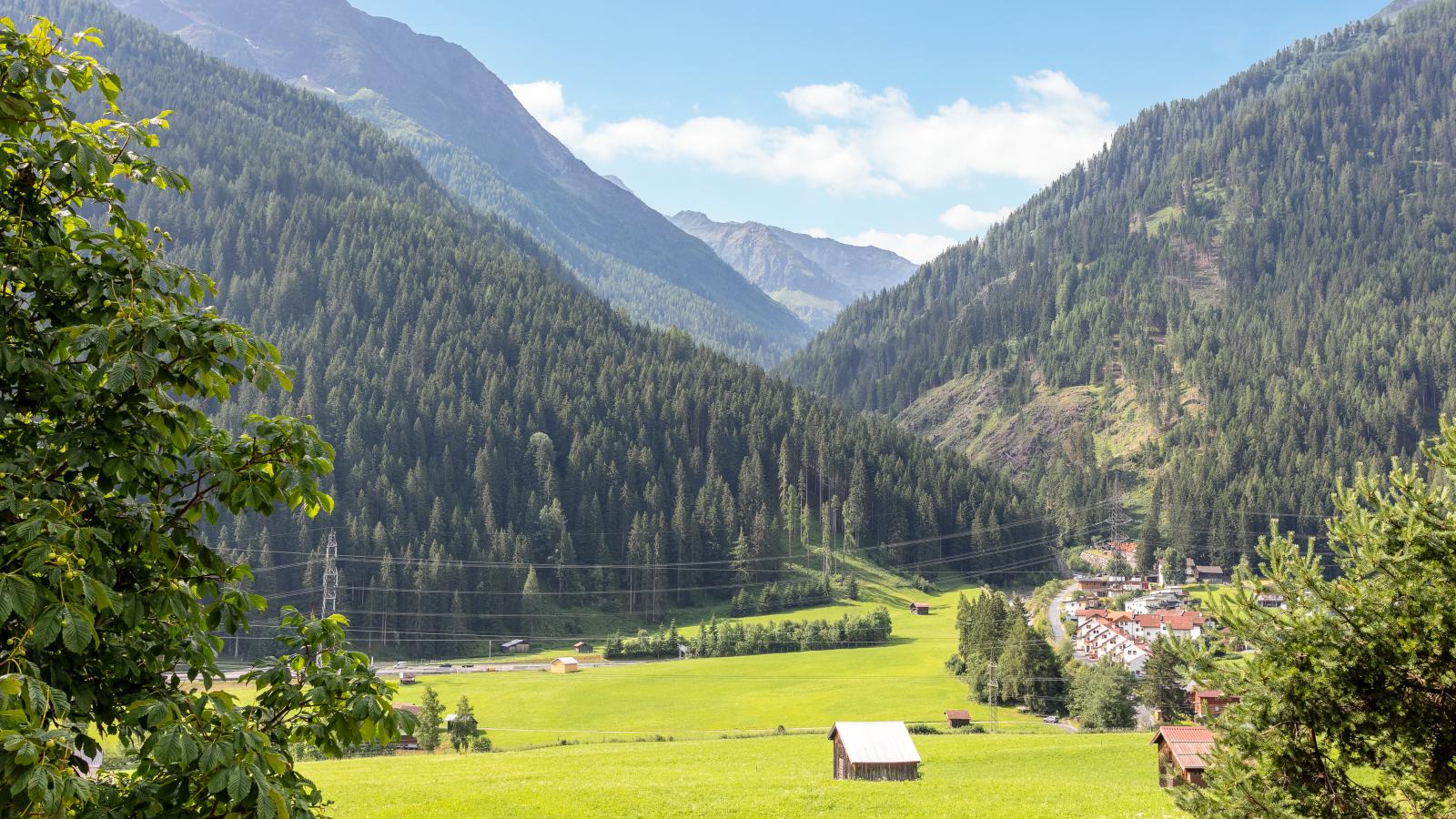 Arlberg-Uitzicht zomer