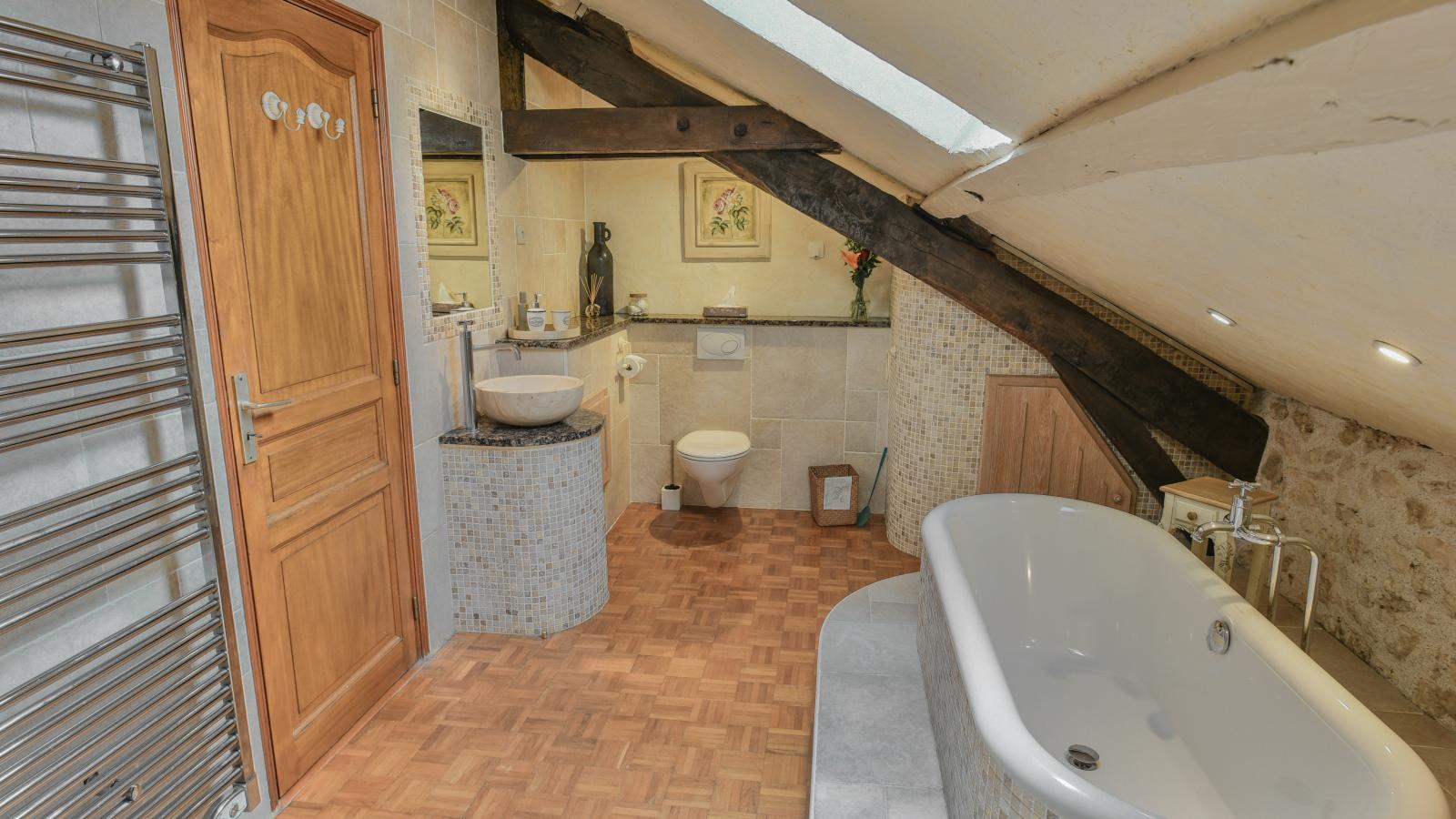 Les Roches de Roquecor-Salle de bain
