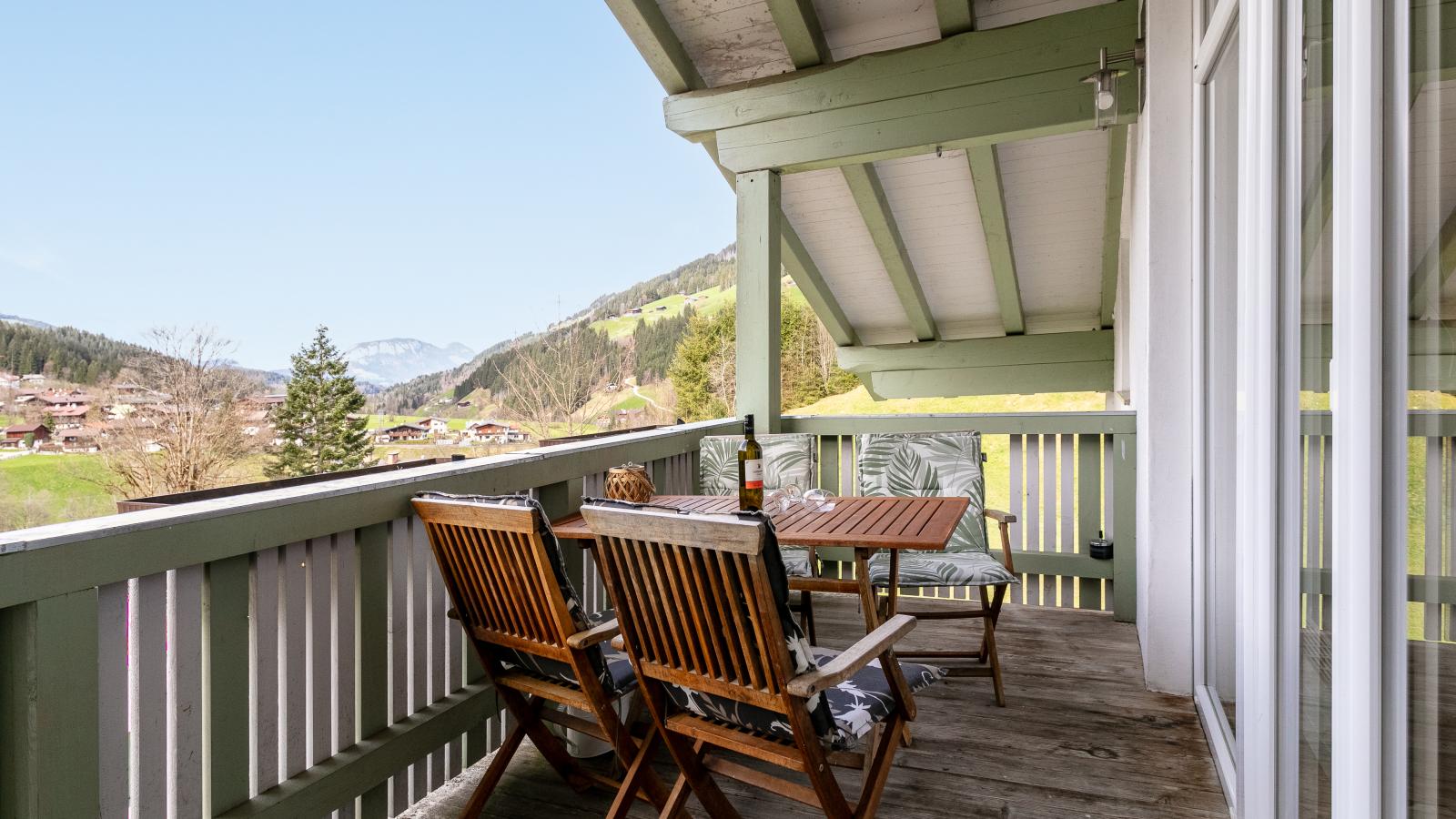 Appartement Schwab - Terrasbalkon