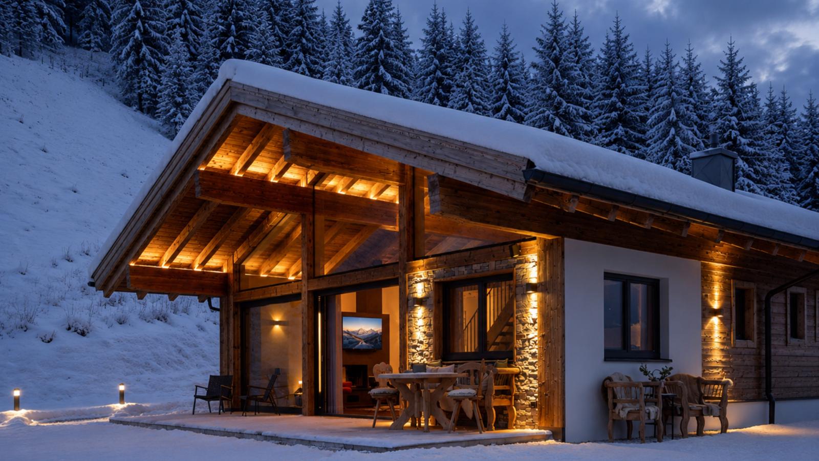 Mountain Hide-Away - Außenbereich Winter