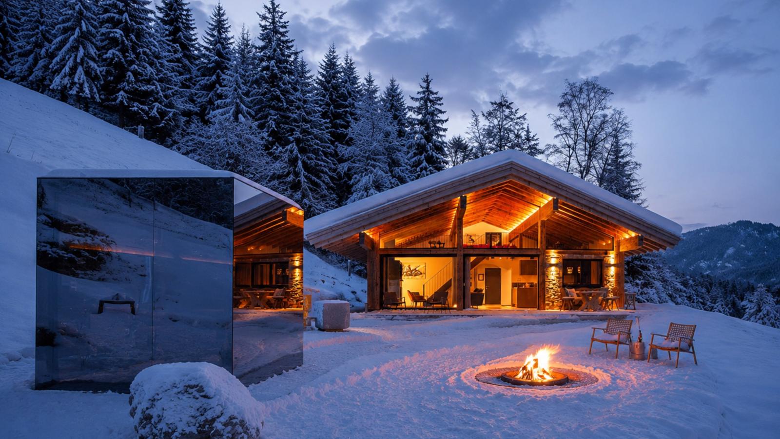 Mountain Hide-Away - Außenbereich Winter