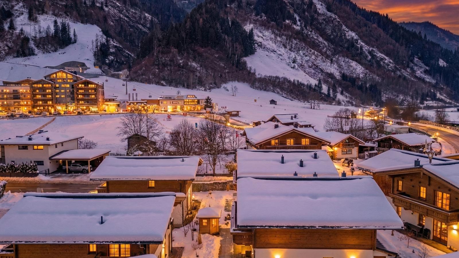 Petras Chalet-Apartment am Lift-Exterieur winter