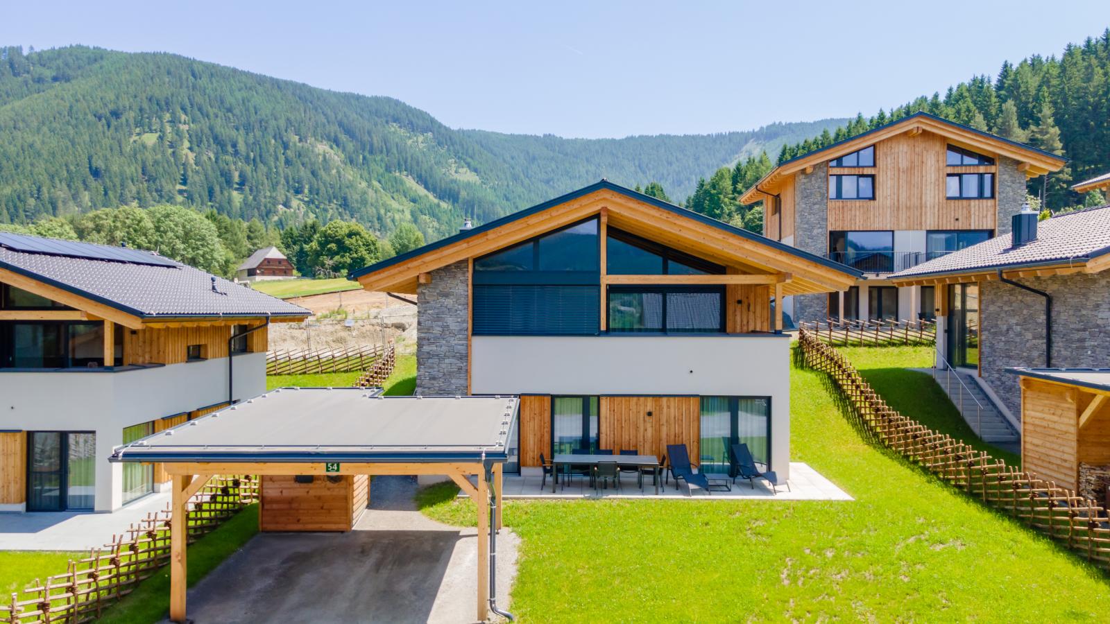 Grebenzen Lodge Edelblick-Buitenkant zomer