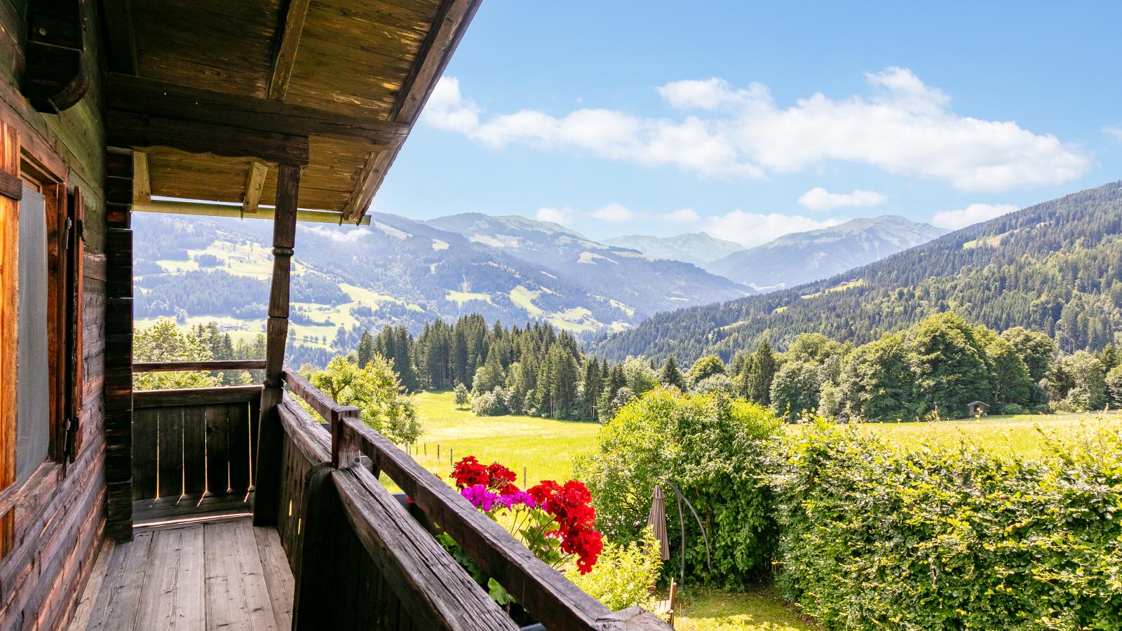 Weberhäusl am Penningberg-Uitzicht zomer