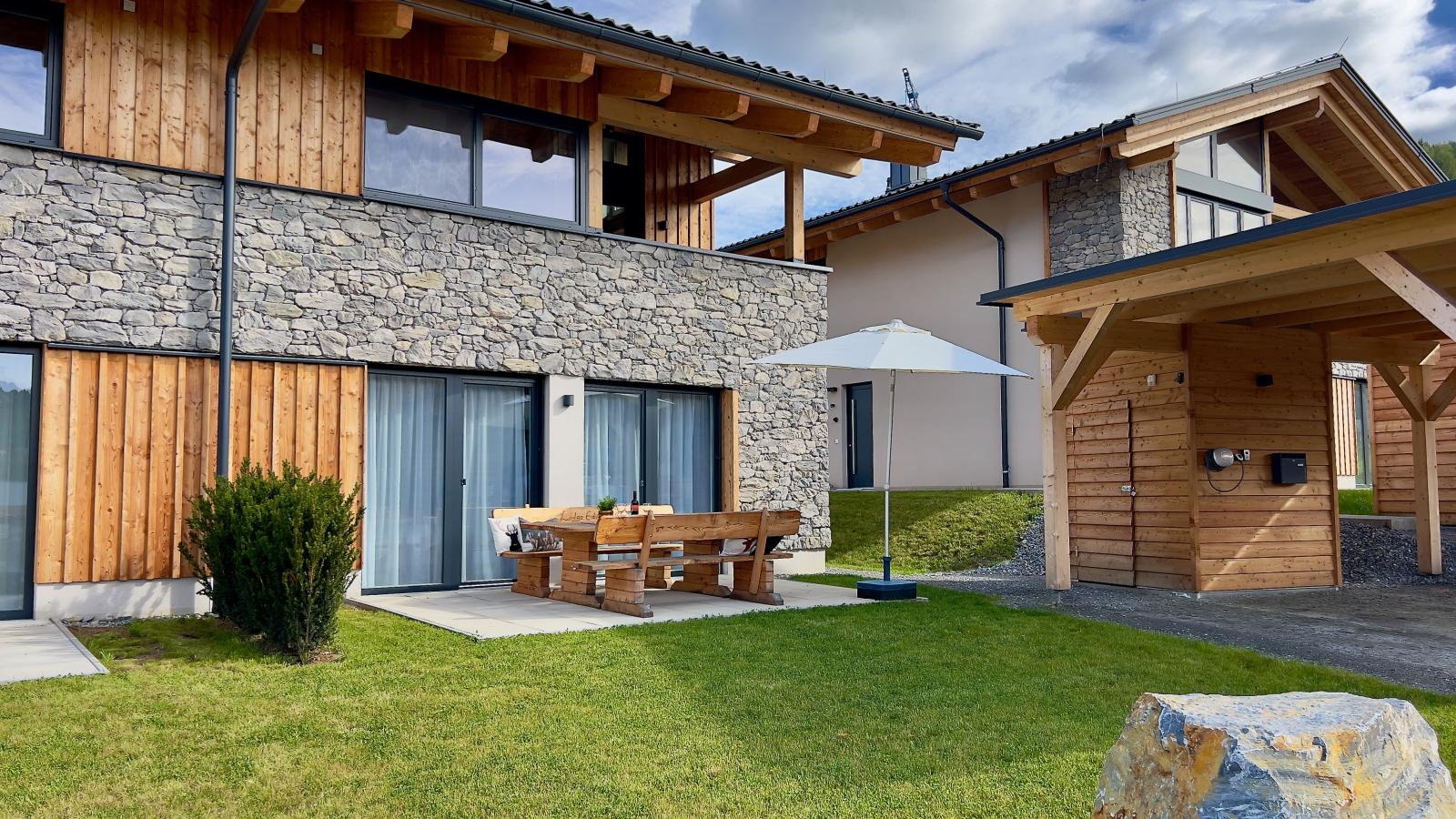 Grebenzen Lodge Edelweiss-Außenbereich Sommer