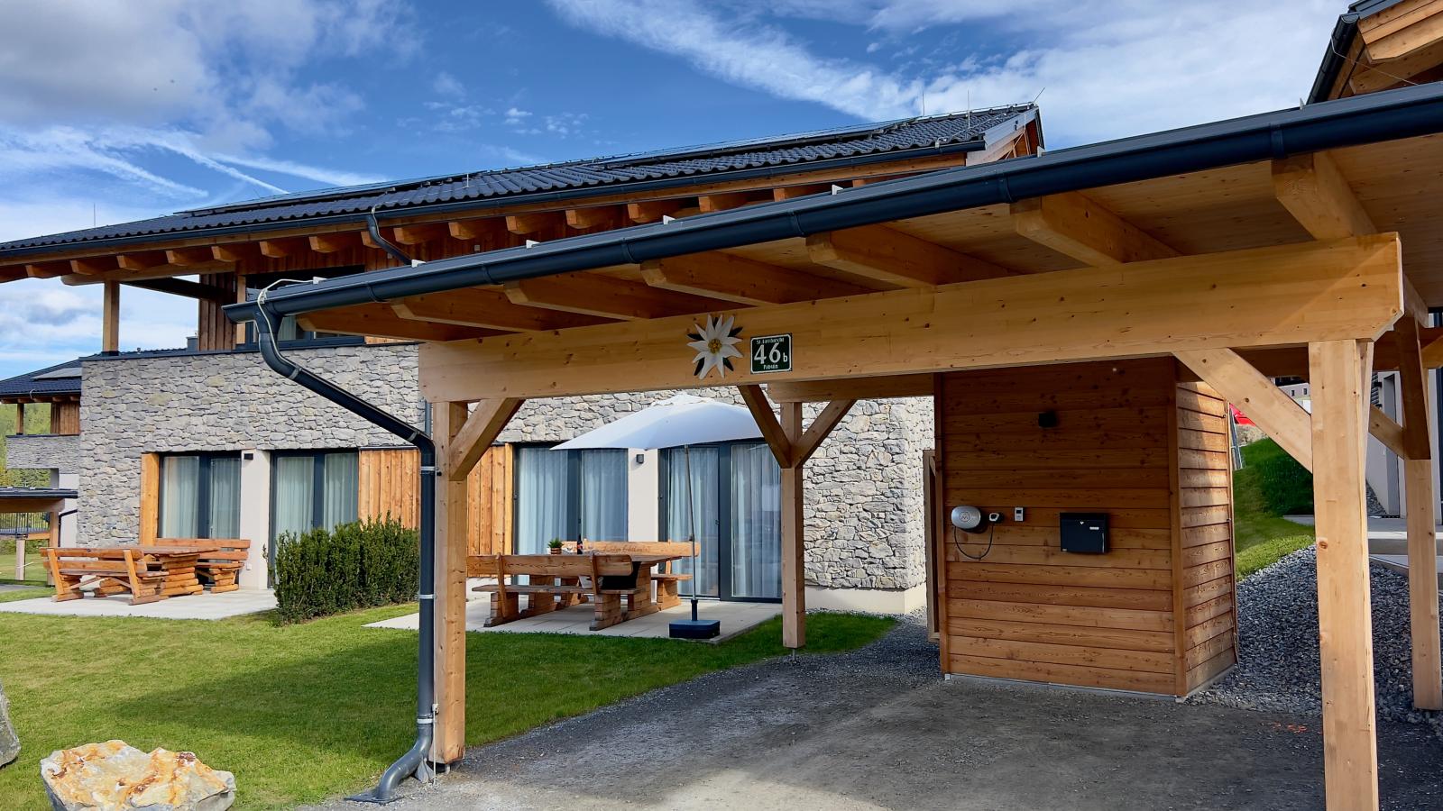 Grebenzen Lodge Edelweiss-Außenbereich Sommer