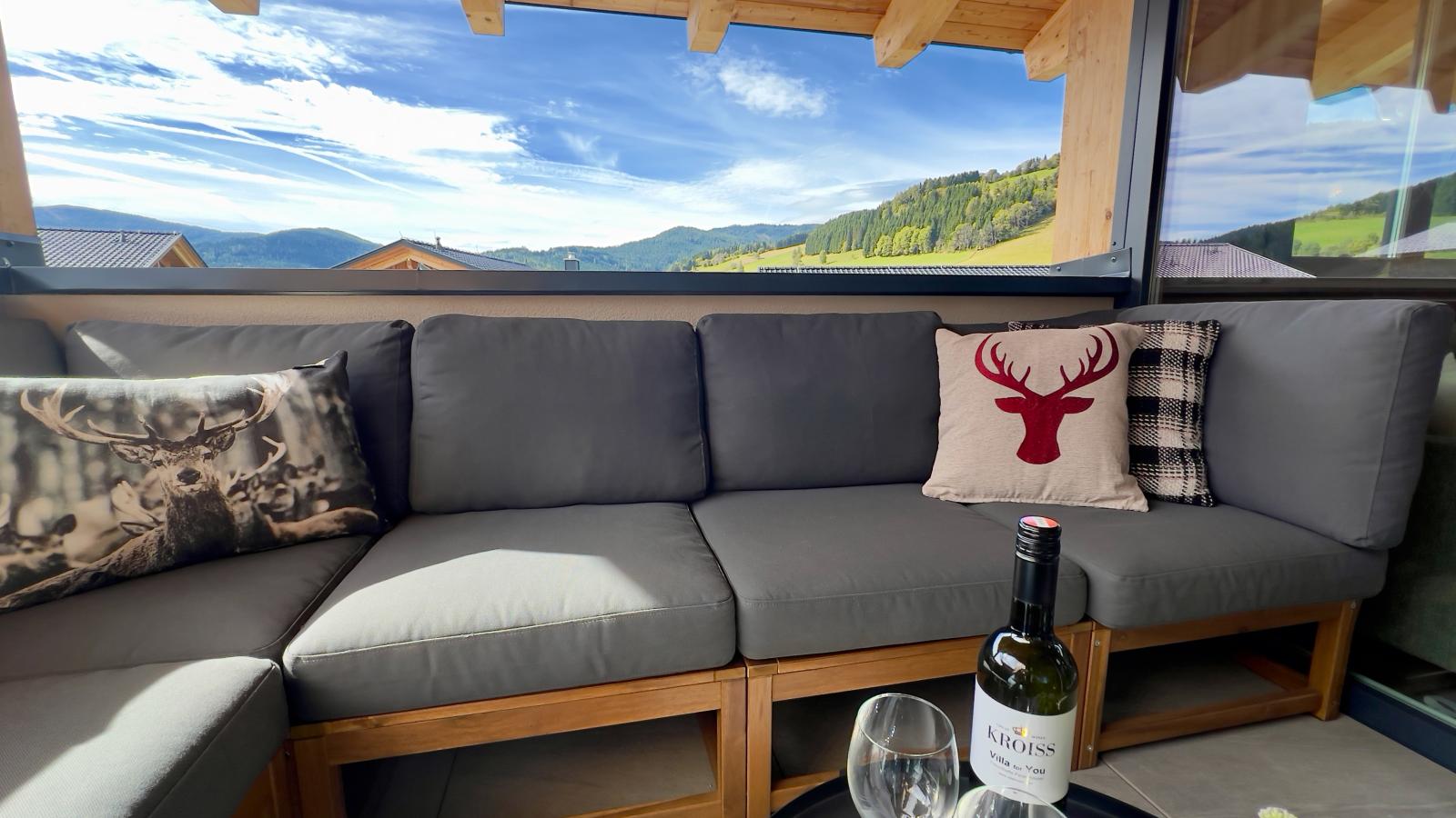 Grebenzen Lodge Edelweiss-Terrasse/Balkon
