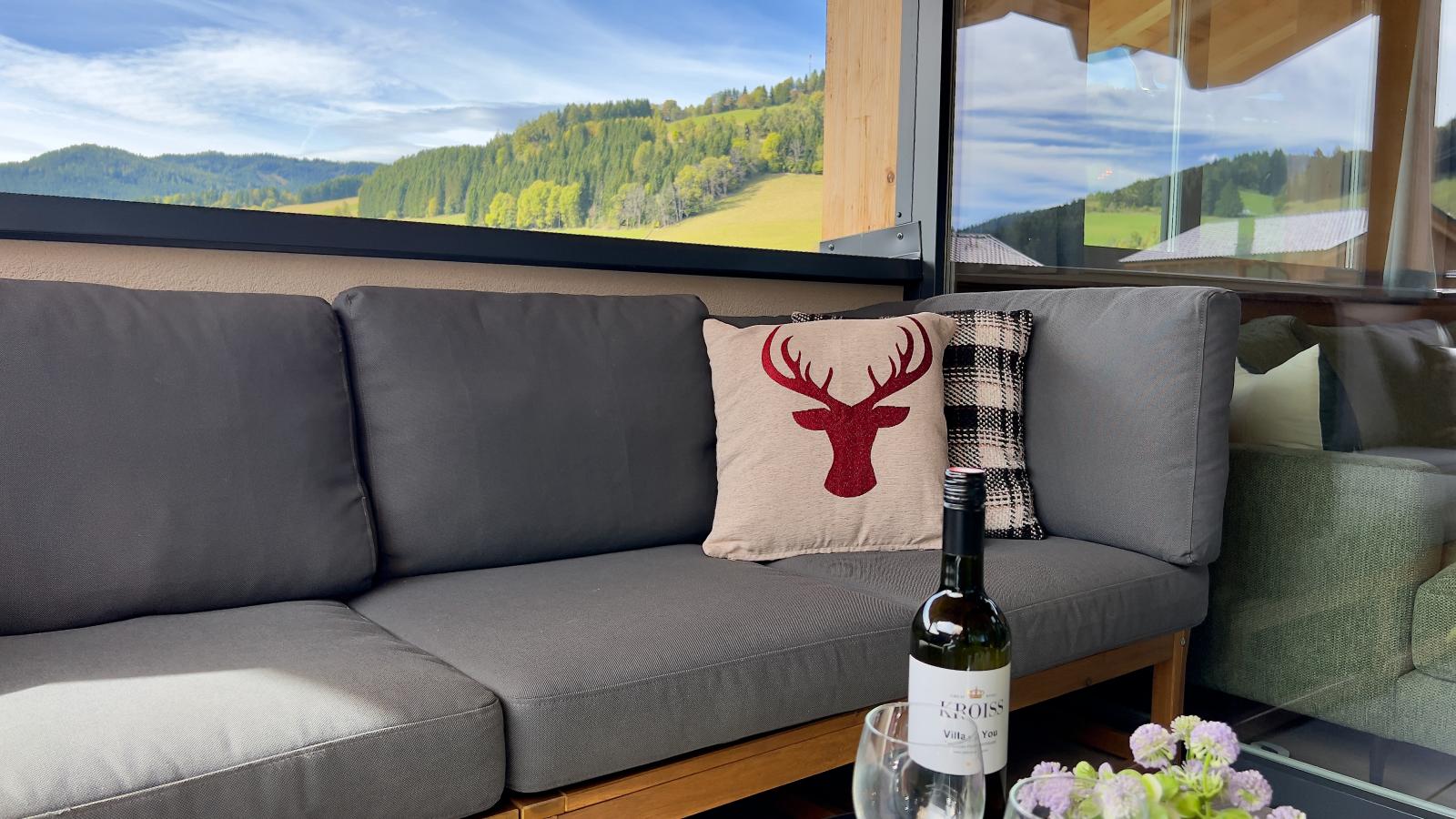 Grebenzen Lodge Edelweiss-Terrasse/Balkon