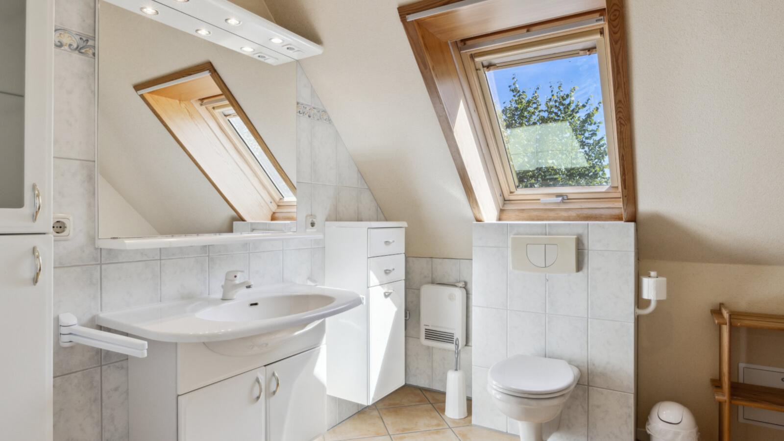 Nordlicht - Leuchtturm OG-Badkamer