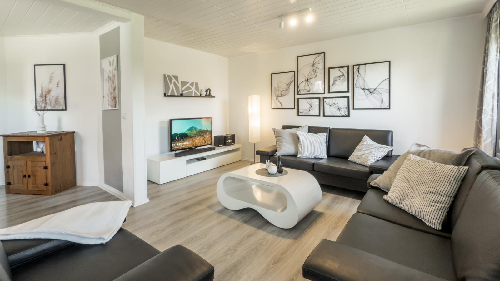 Strandwind an der Ostsee mit Garten-Woonkamer