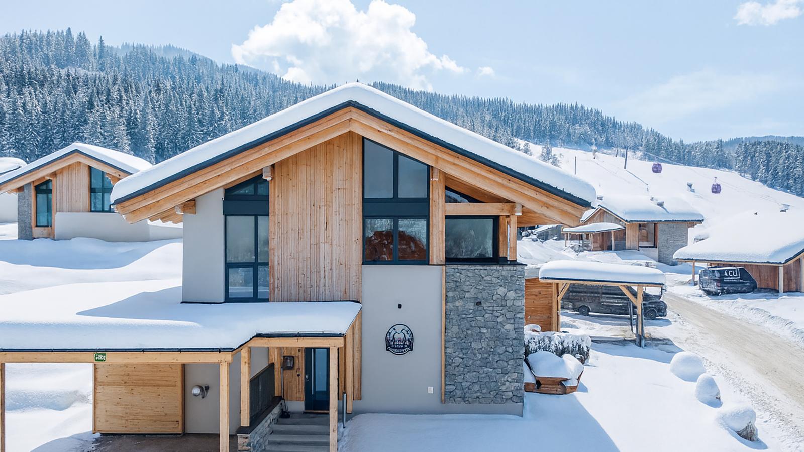 Almchalet Alpenglück-Exterior winter