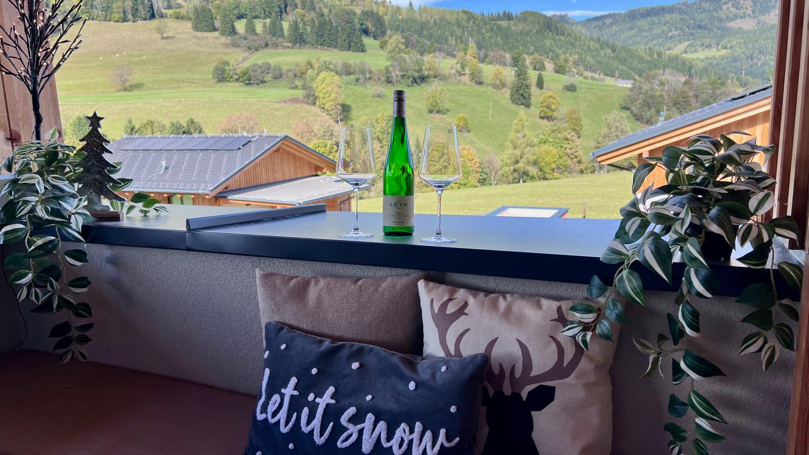 Almchalet Alpenglück-Terrasse / balcon