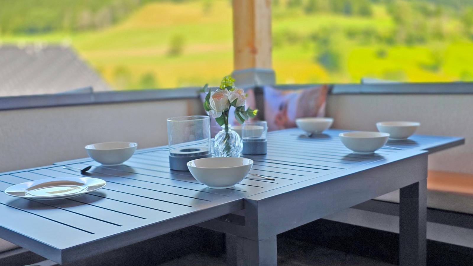 Almchalet Alpenglück-Terrasbalkon