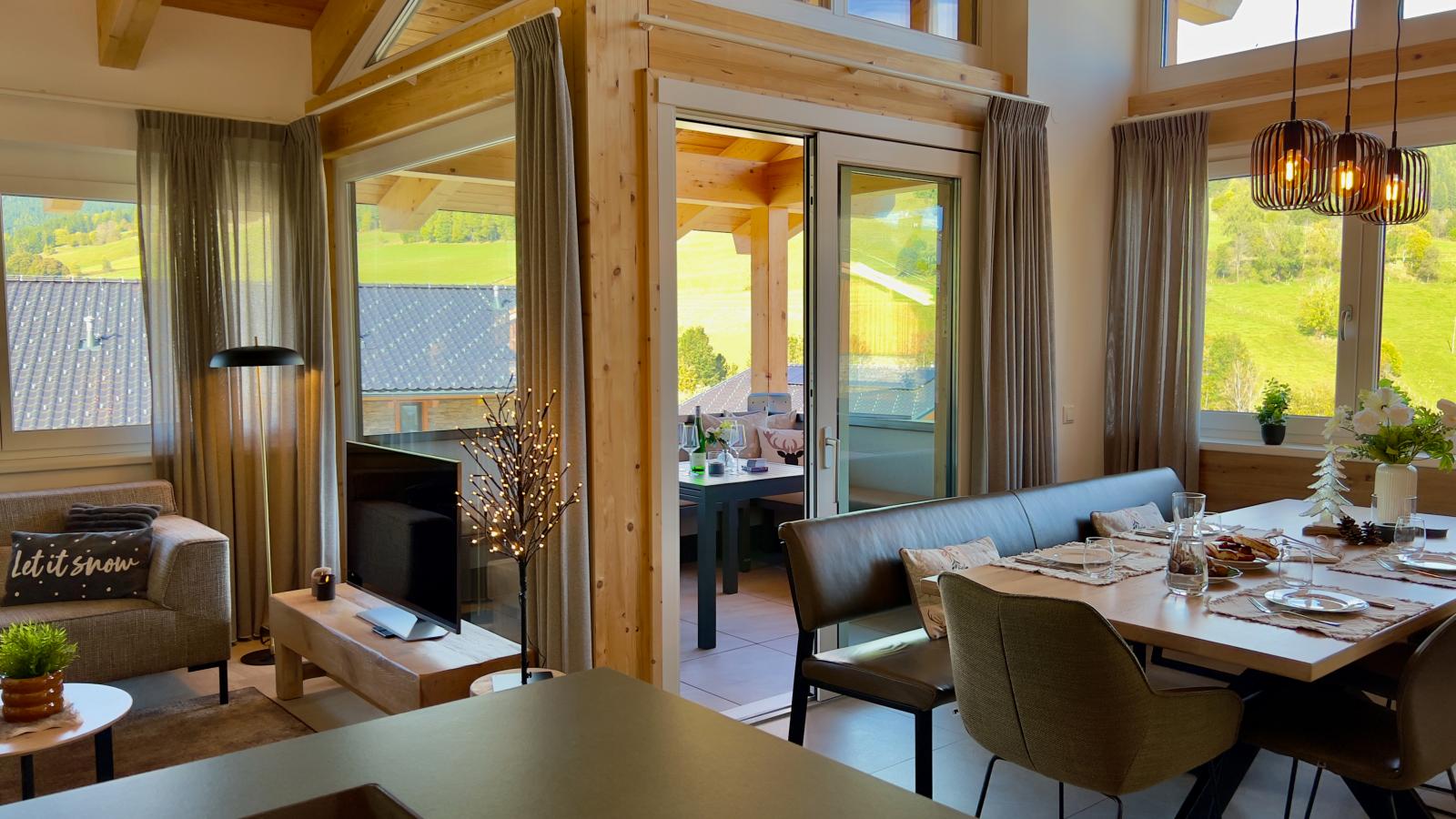 Almchalet Alpenglück-Salle à manger