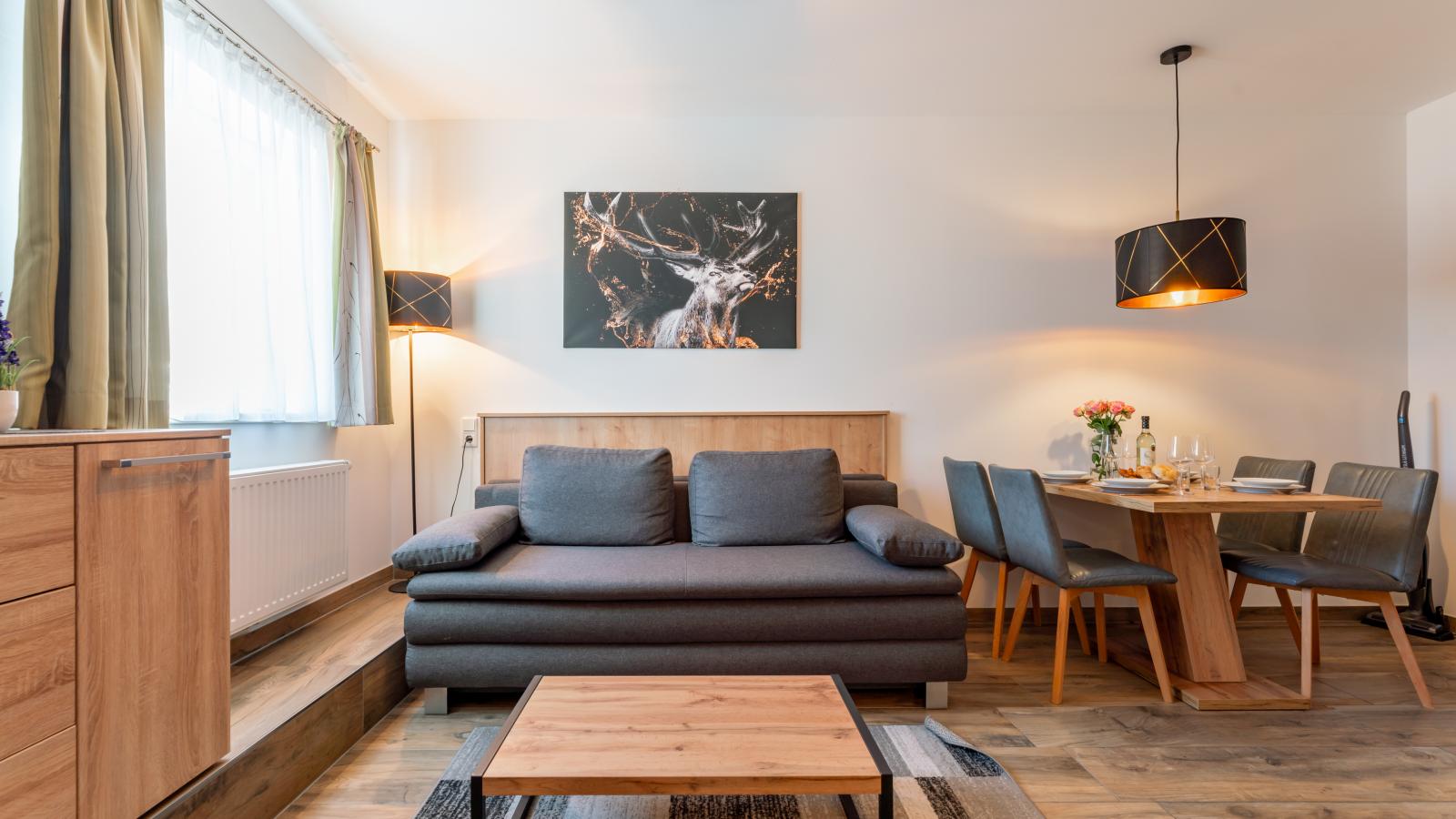 Tauern Suites Mitterwirt Granit 125-Woonkamer