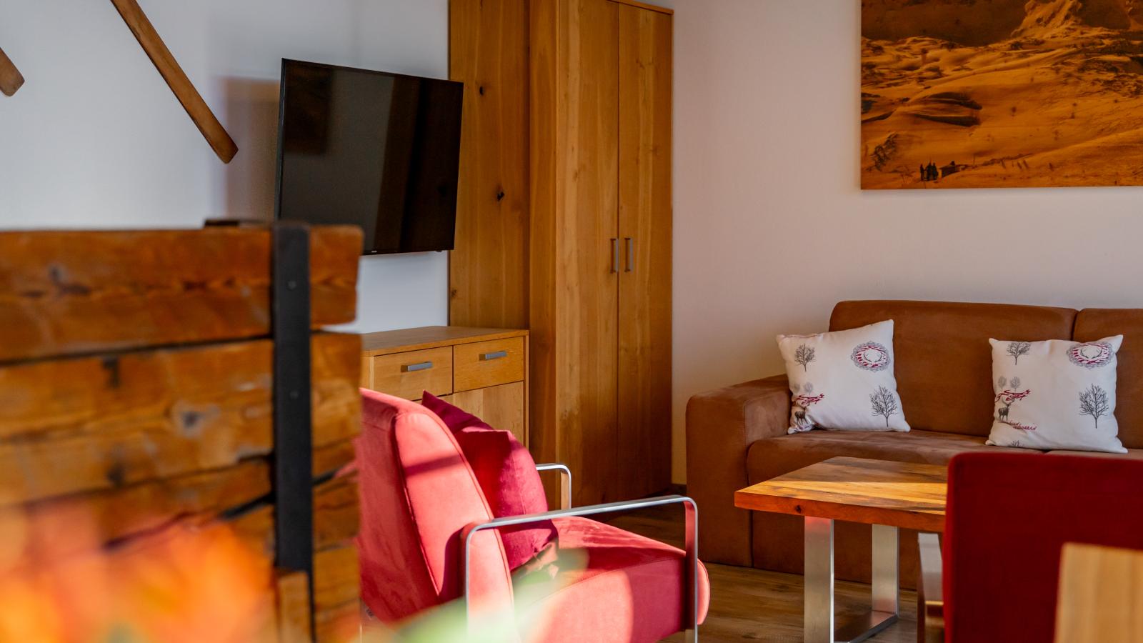 Tauern Suites Mitterwirt TOP 222-Woonkamer