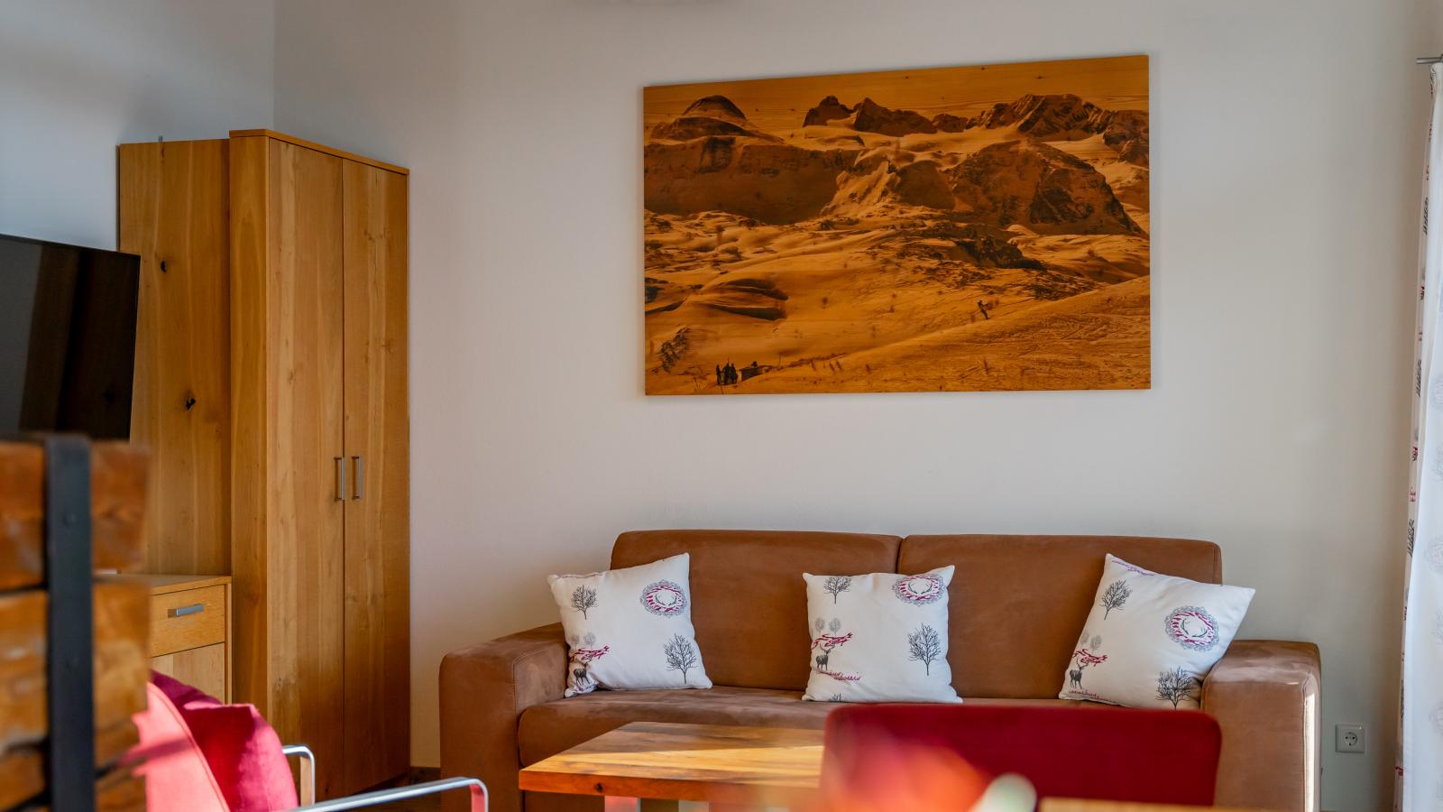 Tauern Suites Mitterwirt TOP 222-Woonkamer