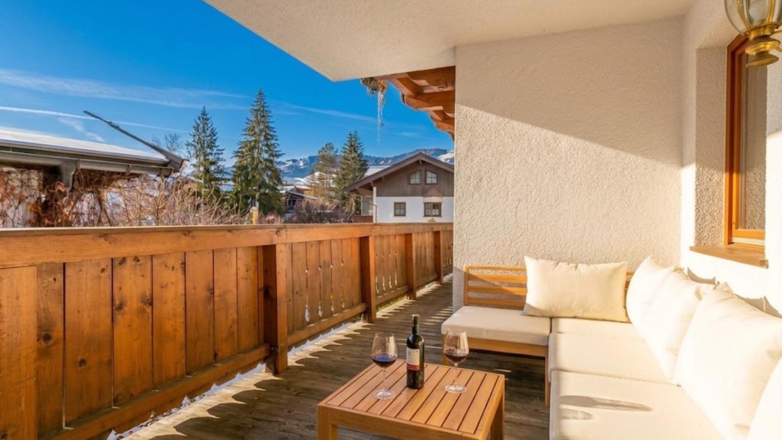An der Ache XL - Terrasse / balcon