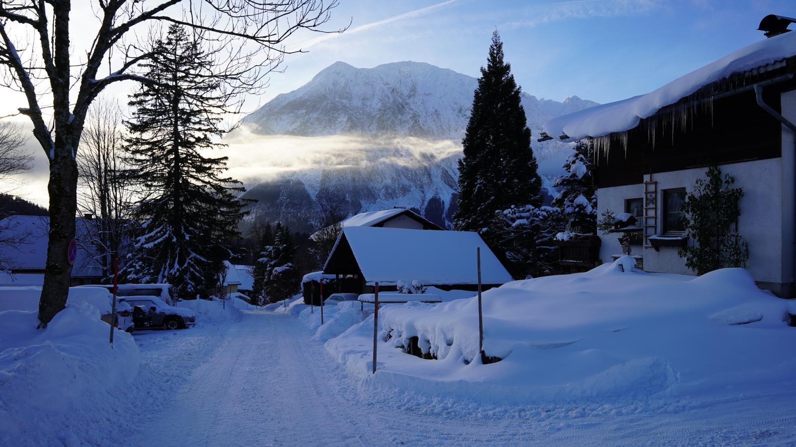 Holzchalet Tauplitz-Gebied winter 1km