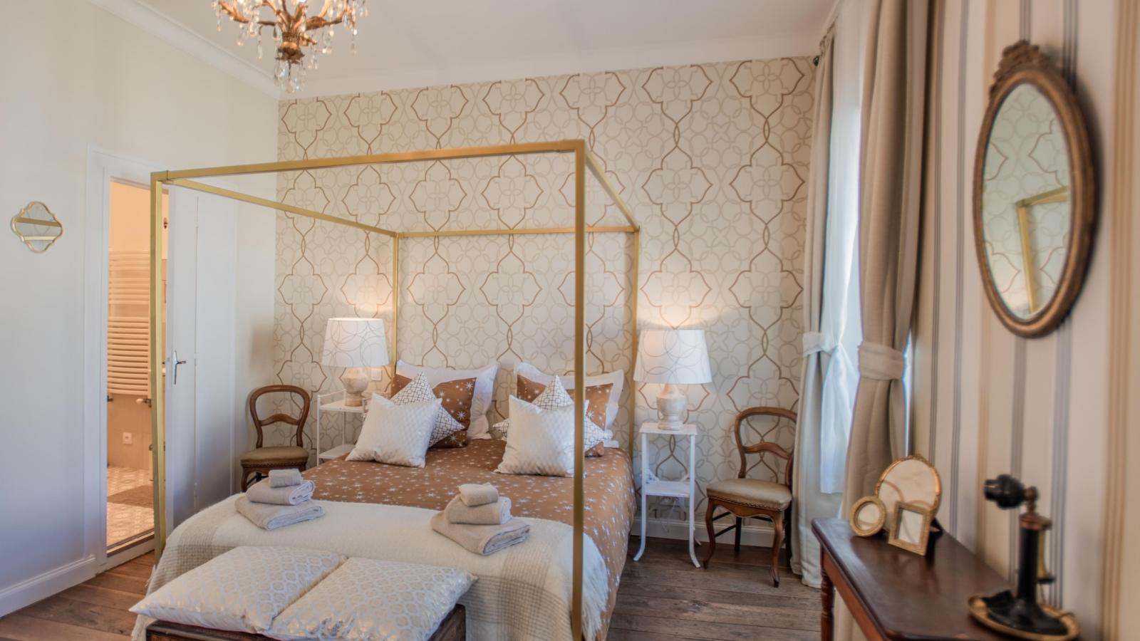 Gîtes de La Maison du Bonnesheur-Slaapkamer