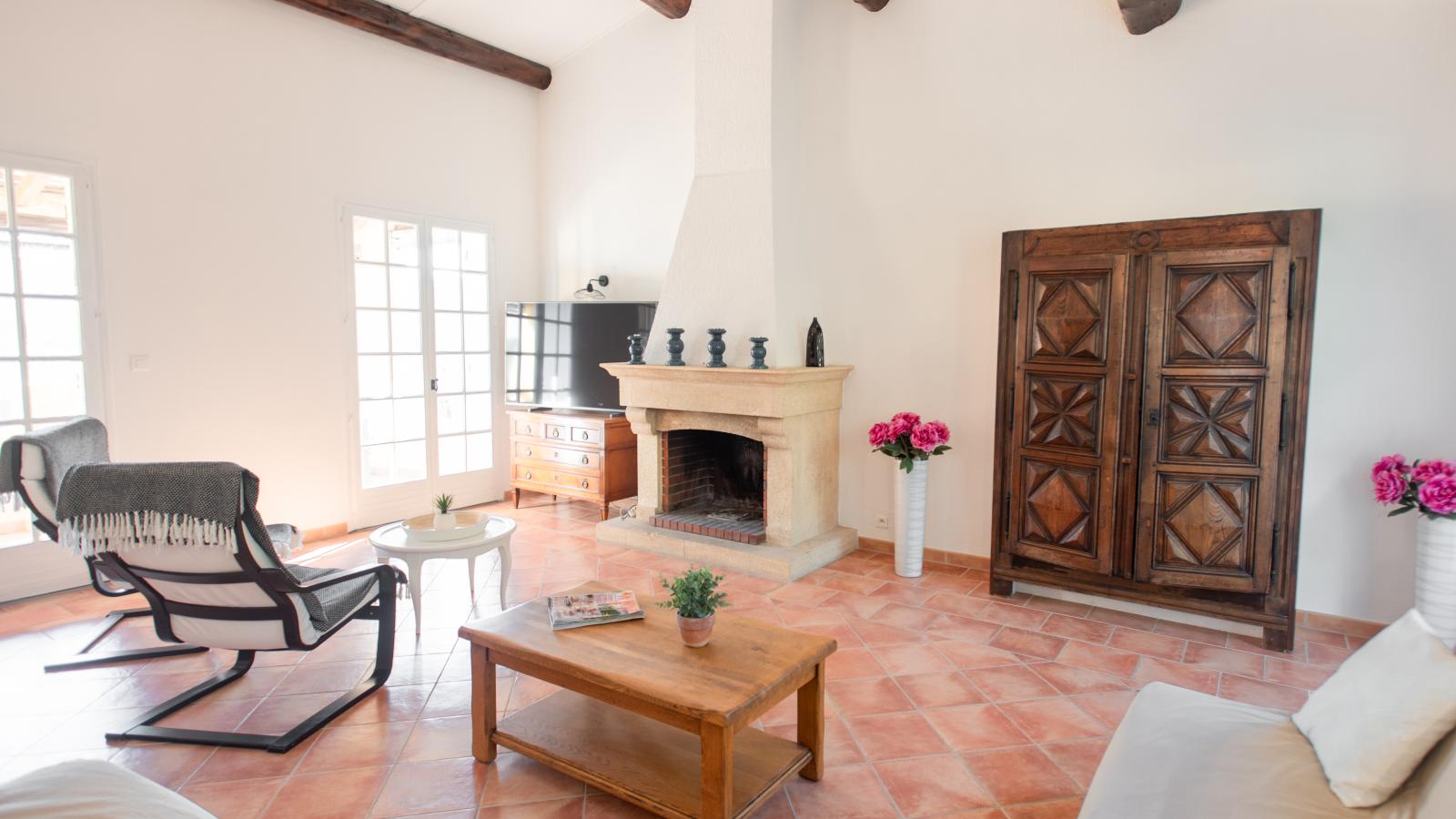Le Rayol-Woonkamer