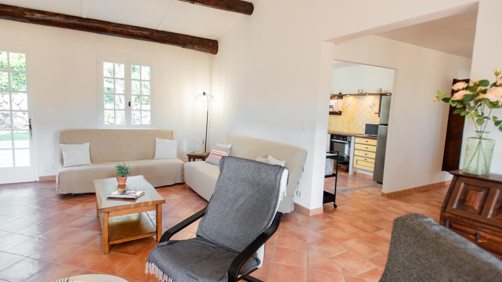 Le Rayol-Woonkamer
