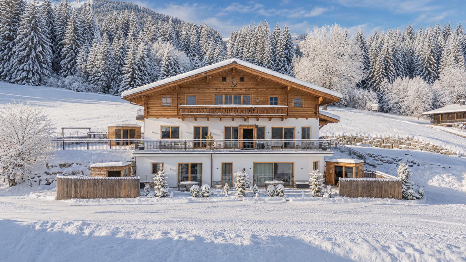 Premium Apartment Wildkogel - Außenbereich Winter