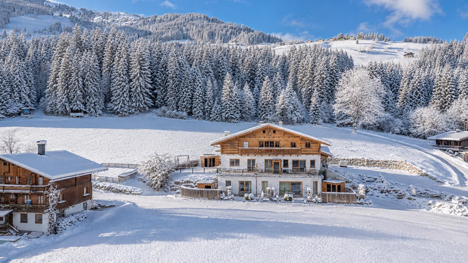 Premium Apartment Wildkogel - Außenbereich Winter