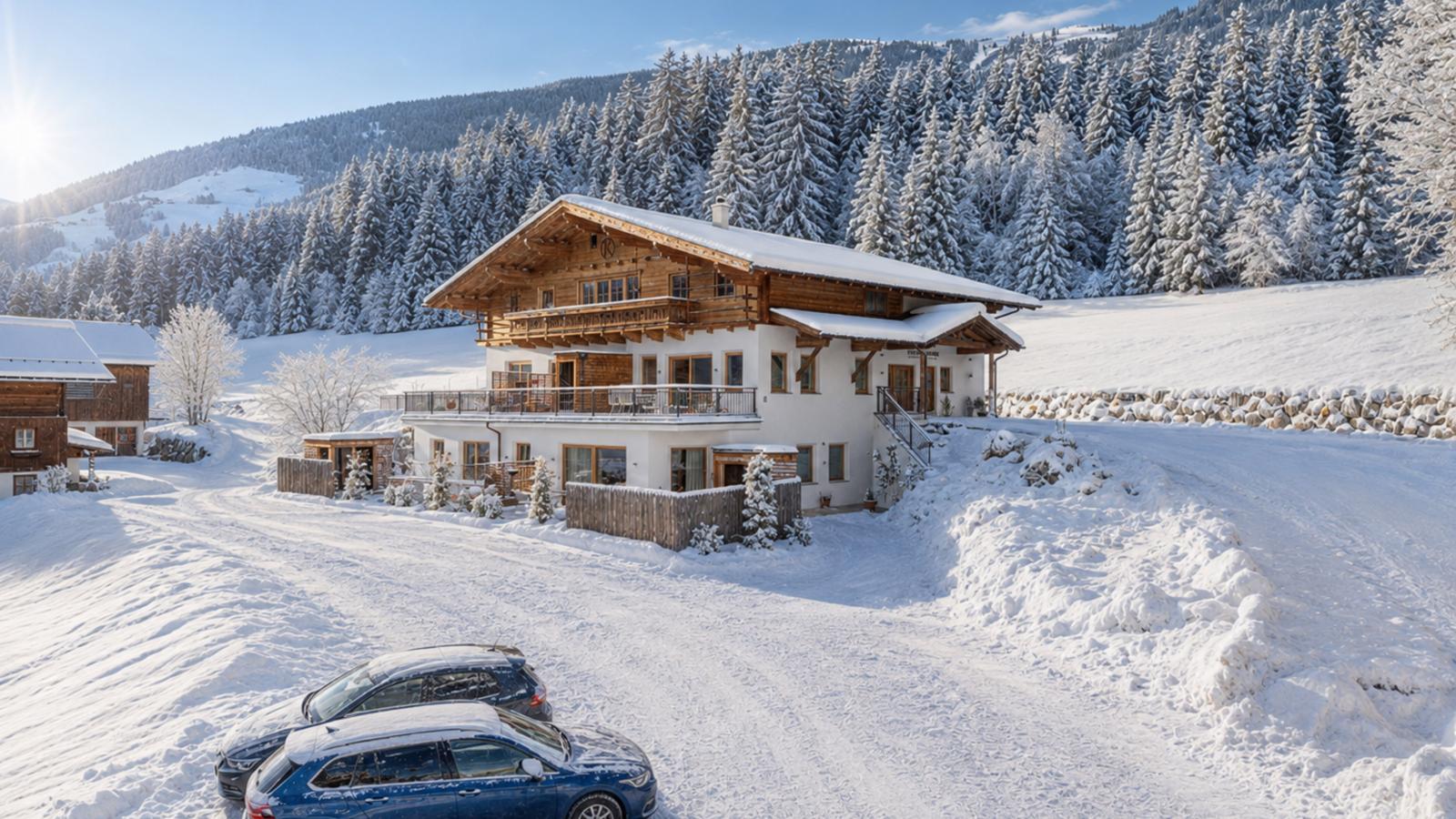Premium Apartments AlmrauschEdelweiß - Außenbereich Winter