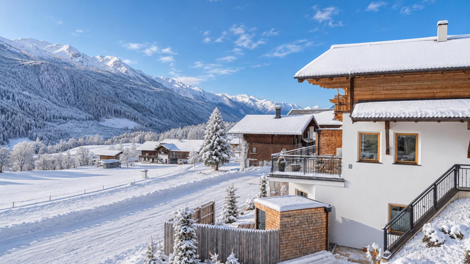 Premium Apartments AlmrauschEdelweiß - Außenbereich Winter