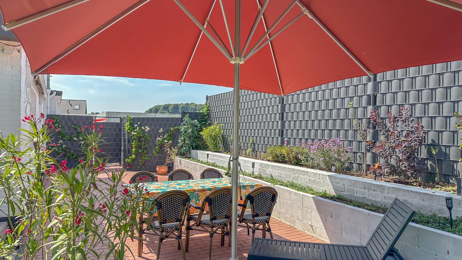 Zicht op Valkenburg-Balcon-terrasse