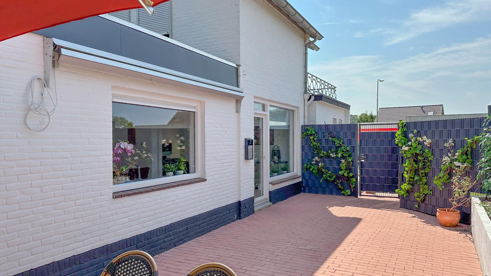 Zicht op Valkenburg-Balcon-terrasse