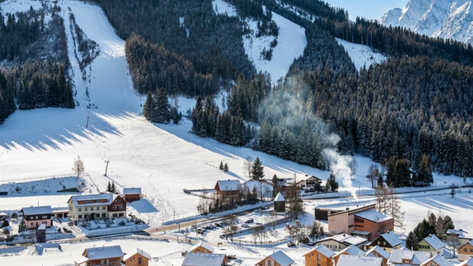 The Laerch - Gebied winter 1km