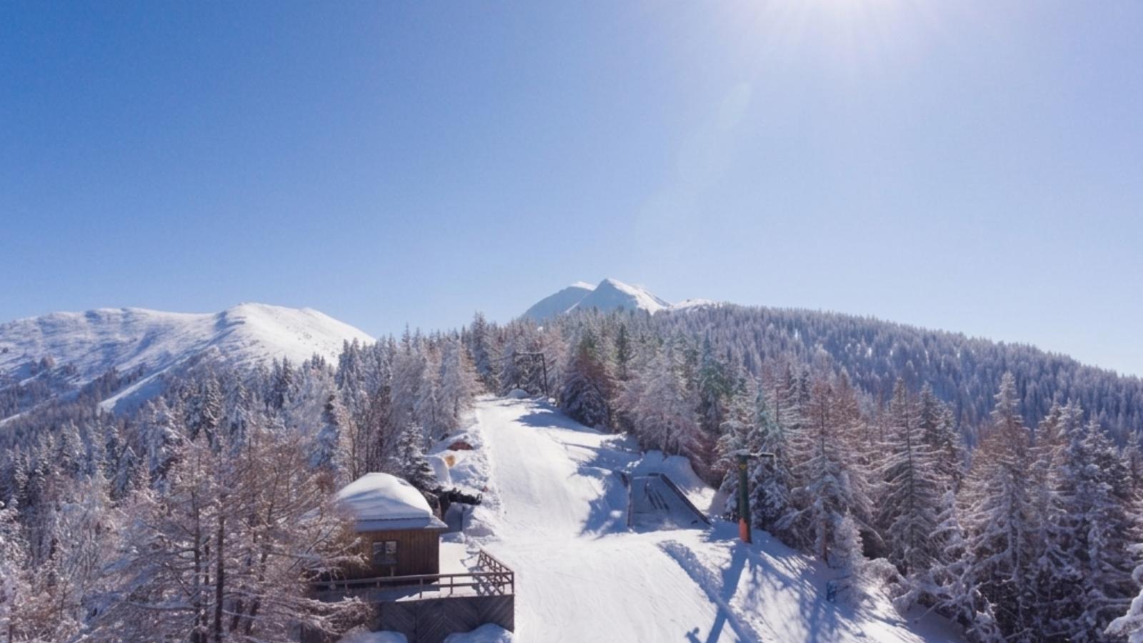 The Laerch - Gebied winter 1km