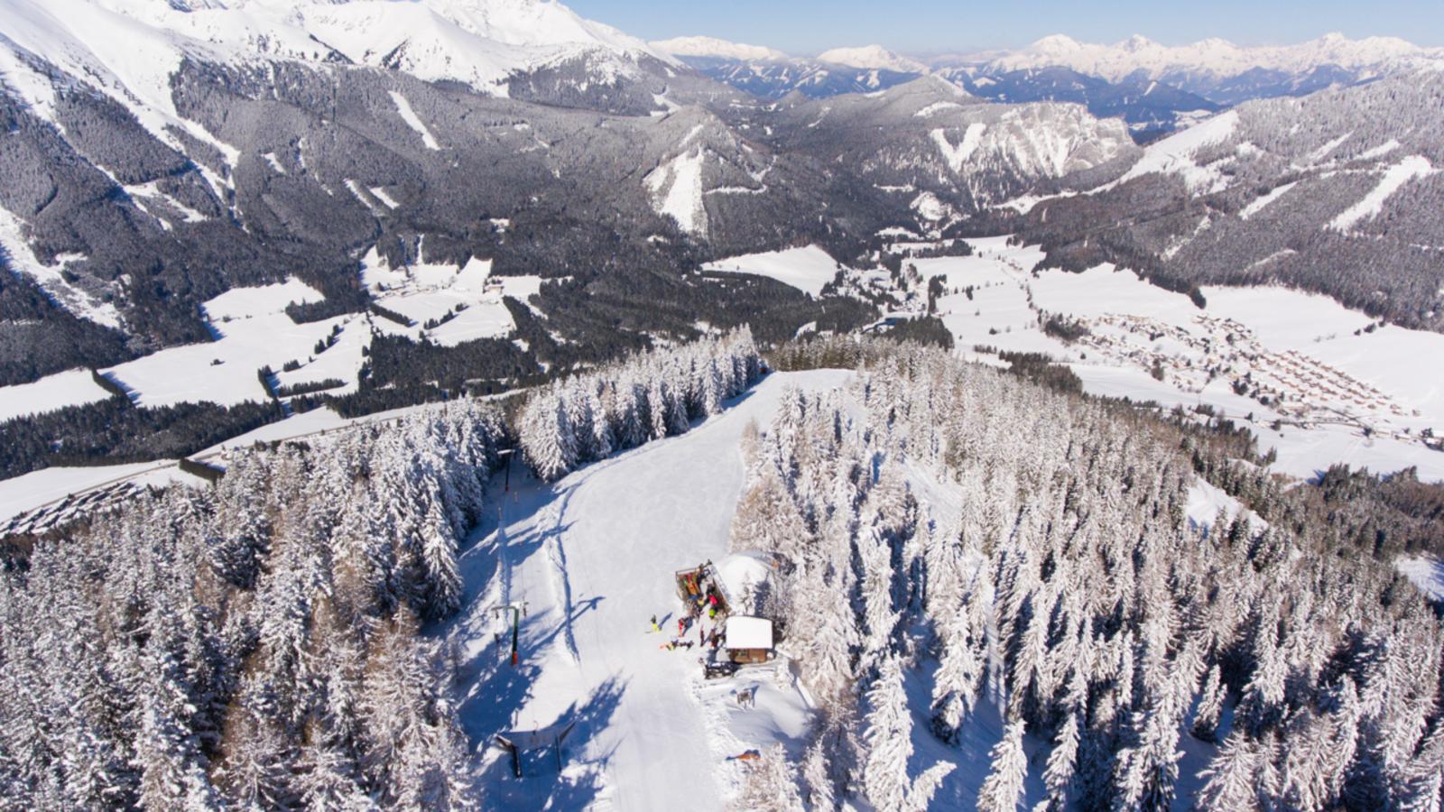 The Laerch - Gebied winter 1km
