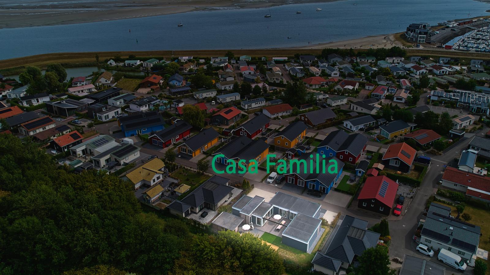 Casa Familia-Gebieden zomer 1km